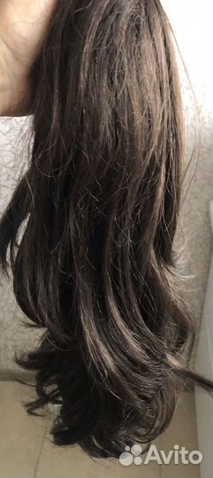 Шиньоны на заколке, парик (все новое)