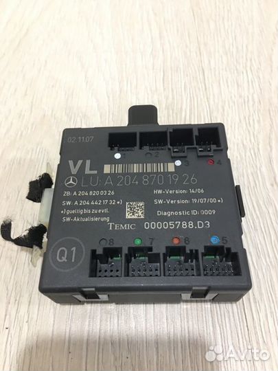 Блок управления дверьми передний левый Mercedes