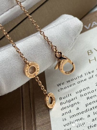 Bvlgari b zero браслет розовое золото/керамика