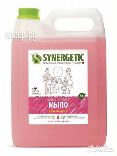 Жидкое мыло Synergetic Аромамагия гипоаллерген