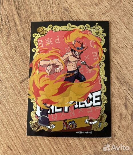 Коллекционные карточки one piece ace
