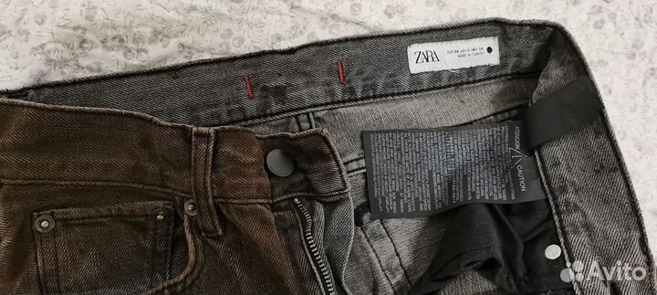 Джинсы zara 34