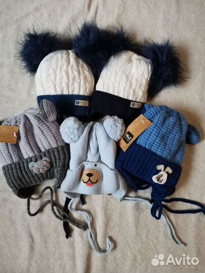 Новые шапки на мальчика