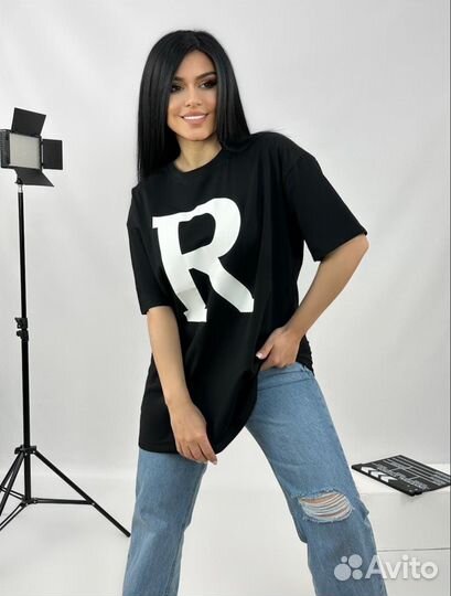 Футболка туника оверсайз