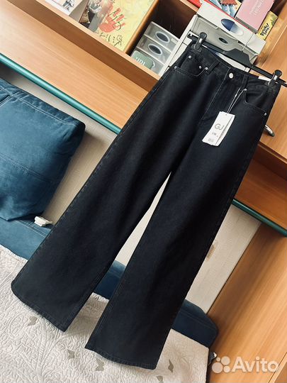 Джинсы широкие новые