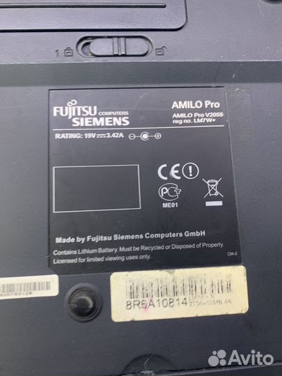 Ноутбук Amilo Pro