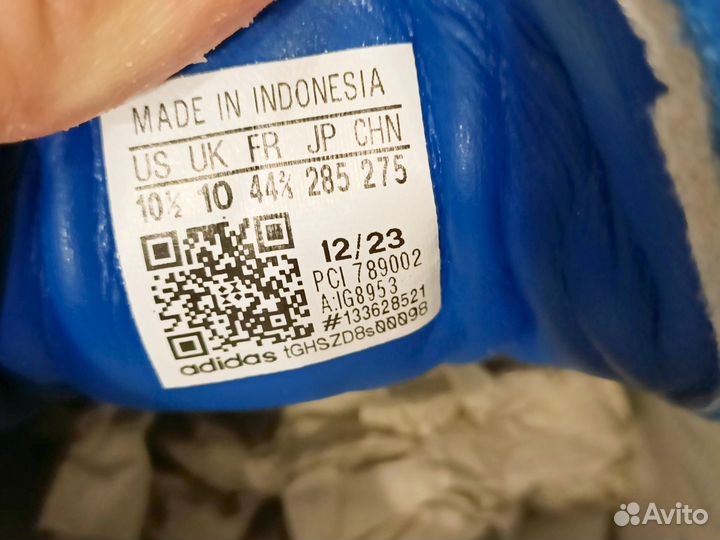 Кроссовки Adidas K74 синие 43 Ru оригинал