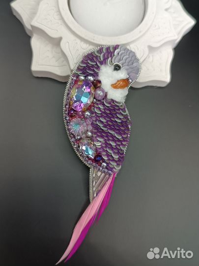 Брошь ручной работы