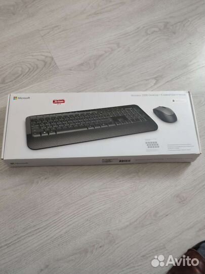 Беспроводная клавиатура и мышь microsoft новое