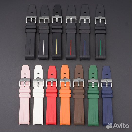 Ремешок каучуковый для часов Omega Swatch