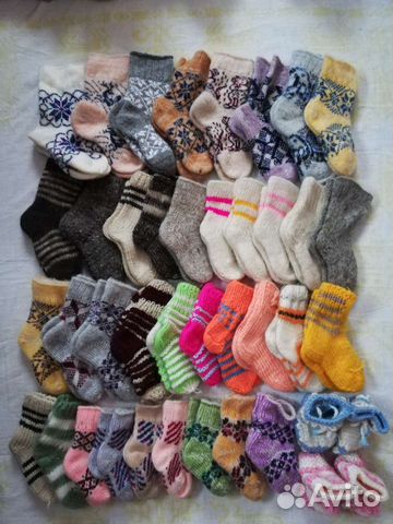 Носки и пенетки детские, шерстяные