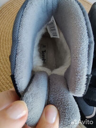 Ботинки зимние детские 25