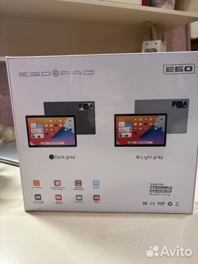 Планшет egopad e60