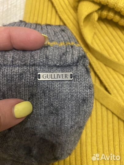 Шапка, шарф и варежки Guliver