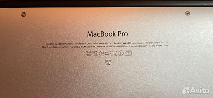 Apple MacBook Pro 15,5