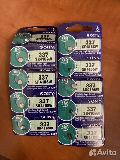 Батарейки для микронаушников 337