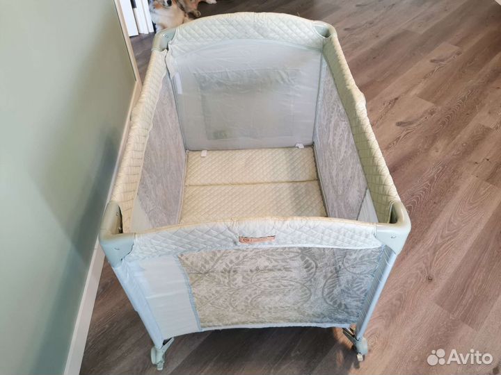 Детская кровать манеж Happy Baby