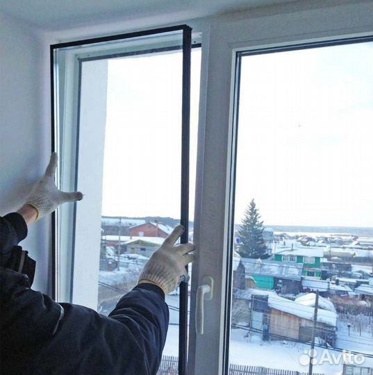 Ремонт окон, Сетки, Стеклопакеты, Уплотнители