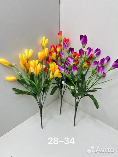 Букет Искусственных Цветов Тюльпаны