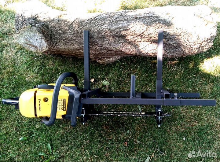 Пилорама каретка для бензопилы с лебедкой