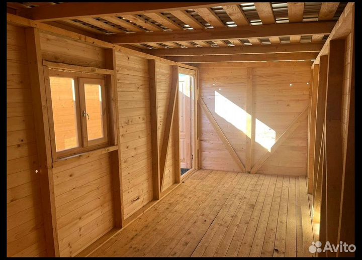 Бытовка теплая отделка вагонка пол osb утепление 1