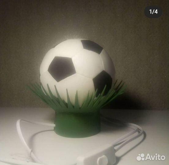 Футбольный мяч светильник