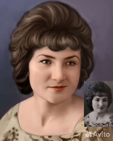 Портрет на холсте по фото