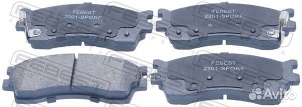 Колодки тормозные компл 2201-sporf 2201-sporf F