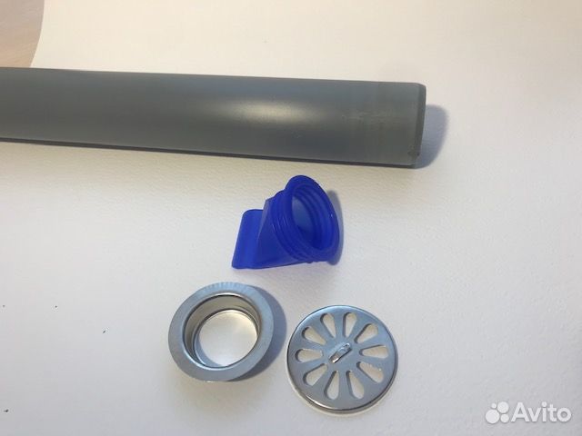 Сухой затвор сифон для душа для трубы 50 мм коротк