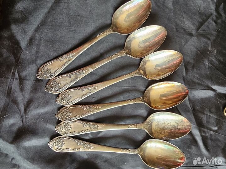 Ложки и ножи. мельхиор СССР