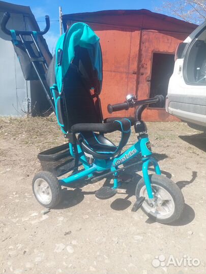 Детский трехколесный велосипед бу