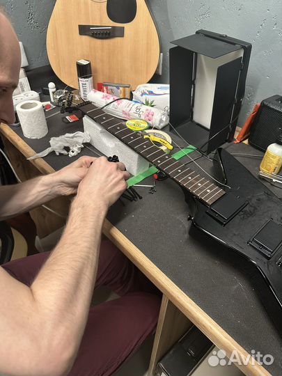 Ремонт гитар / замена струн / остройка инстурмента