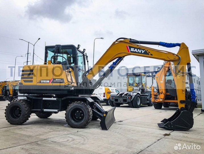 Мини-экскаватор Sany SY65W, 2023