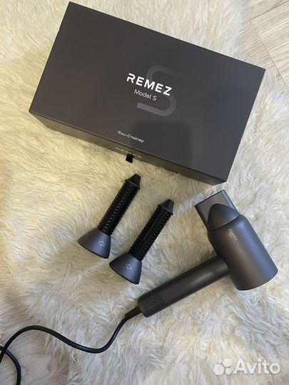 Фен-стайлер remez + насадки для локонов