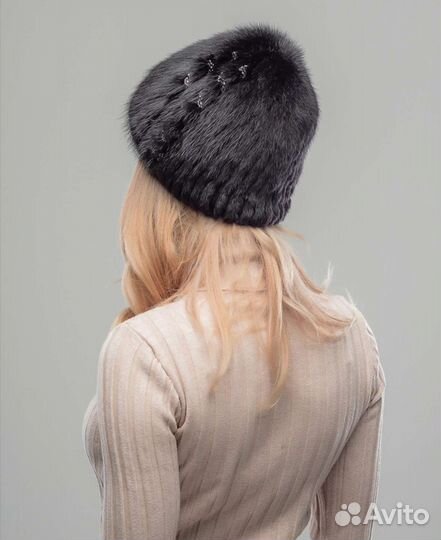 Шапка зимняя меховая женская