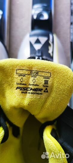 Лыжи беговые fisher полный комплект