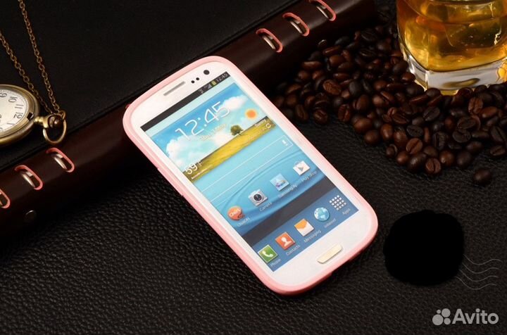 Бампер силиконовый для samsung Galaxy S3