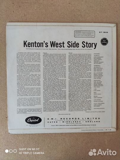 LP stan kenton (Kenton's West Side Story) orig.196