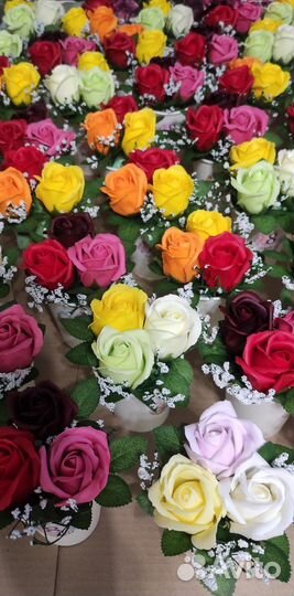 Букет роз из мыла розница и опт