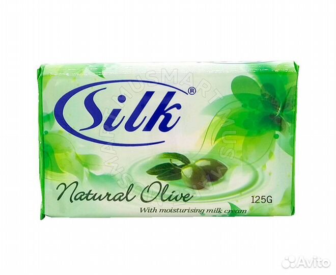 Мыло Natural Olive - Silk 125 г, О.А.Э