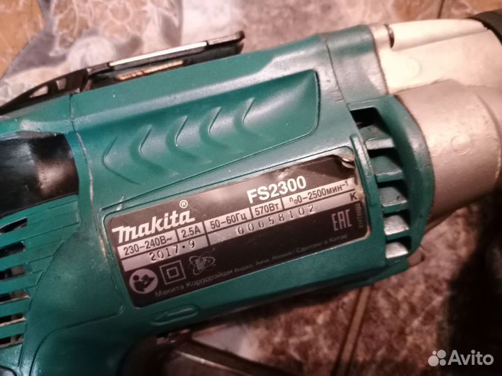 Шуруповерт сетевой по гипсокартону Makita FS2300