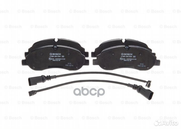 Комплект тормозных колодок, дисковый тормоз 0 986