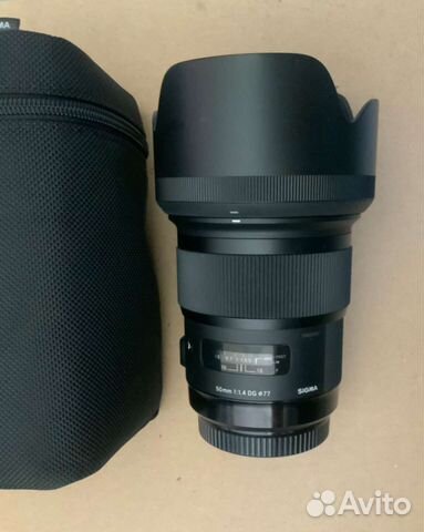 Sigma AF 50mm f/1.4 DG HSM Art Canon в отлич сос