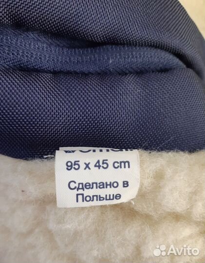 Меховой конверт в коляску