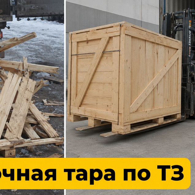 Ящик из дерева для транспортировки