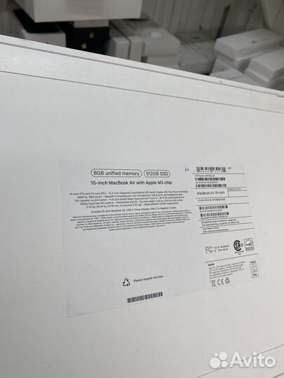 Macbook Air 15 m3 8 512 grey