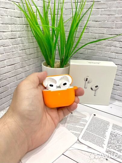 Airpods 3 orig чип + гарантия + чехол в подарок