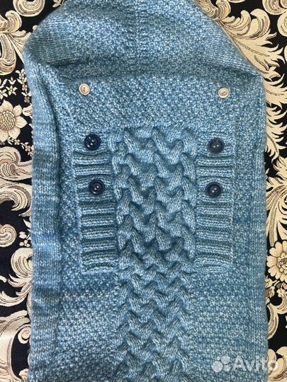 Конверт вязанный ручная работа