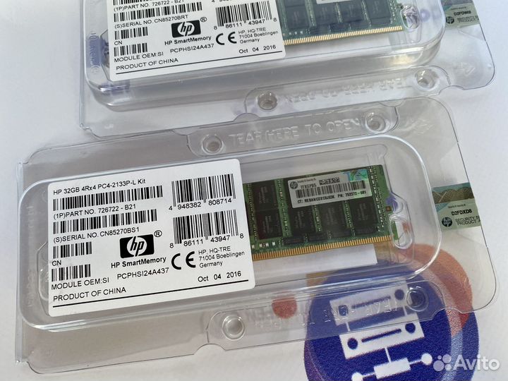 DDR4 ECC Reg 32gb 2133 HP 752372-081