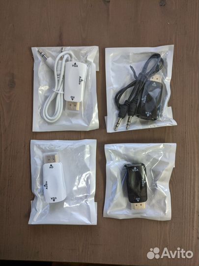Переходник Hdmi на VGA, Новые. Разные